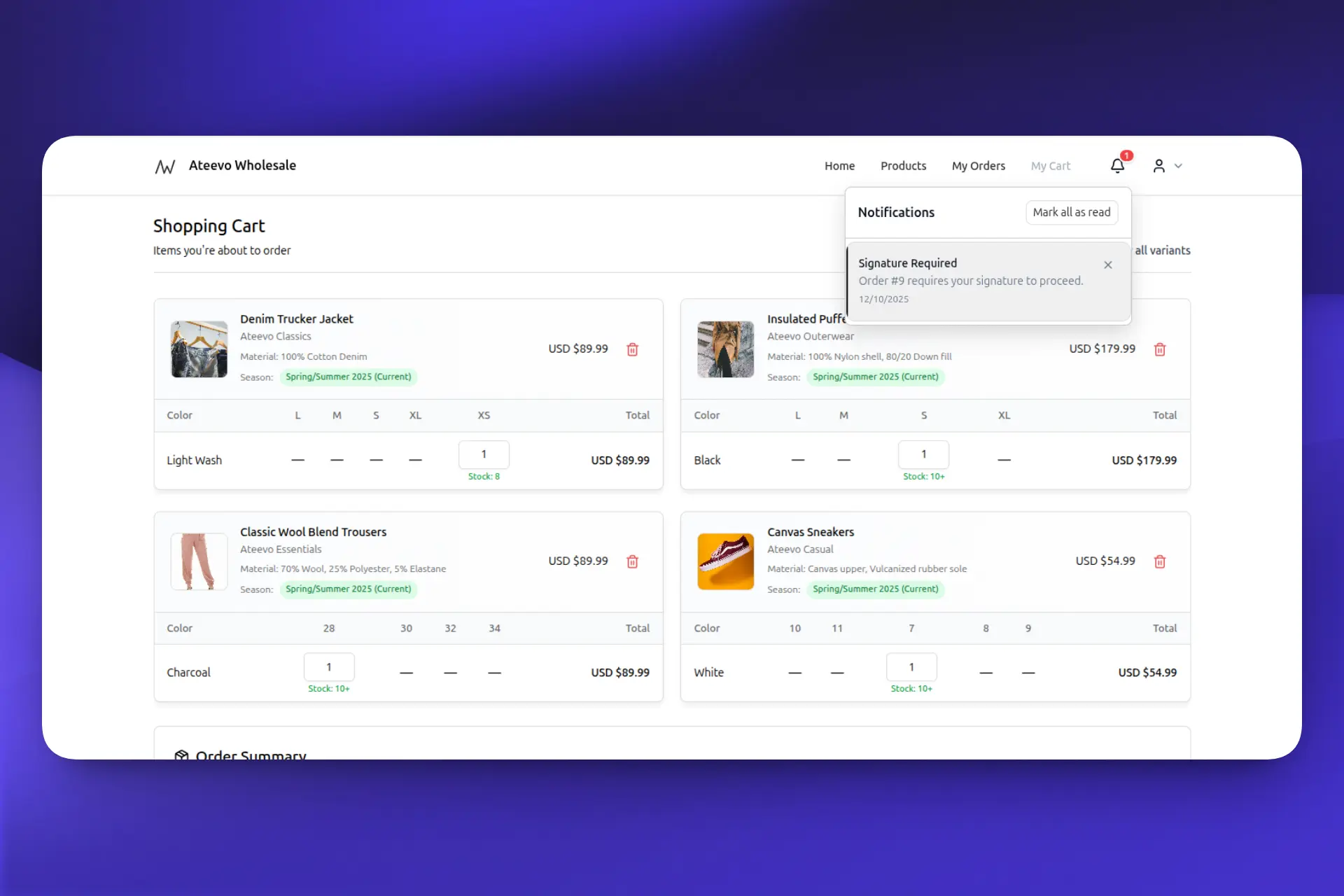 Ateevo Wholesale screenshot 2