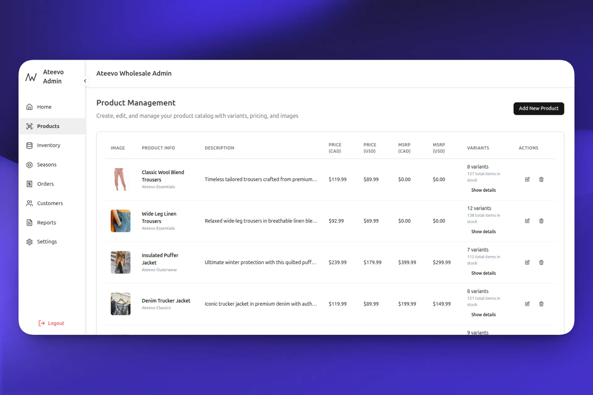 Ateevo Wholesale screenshot 8