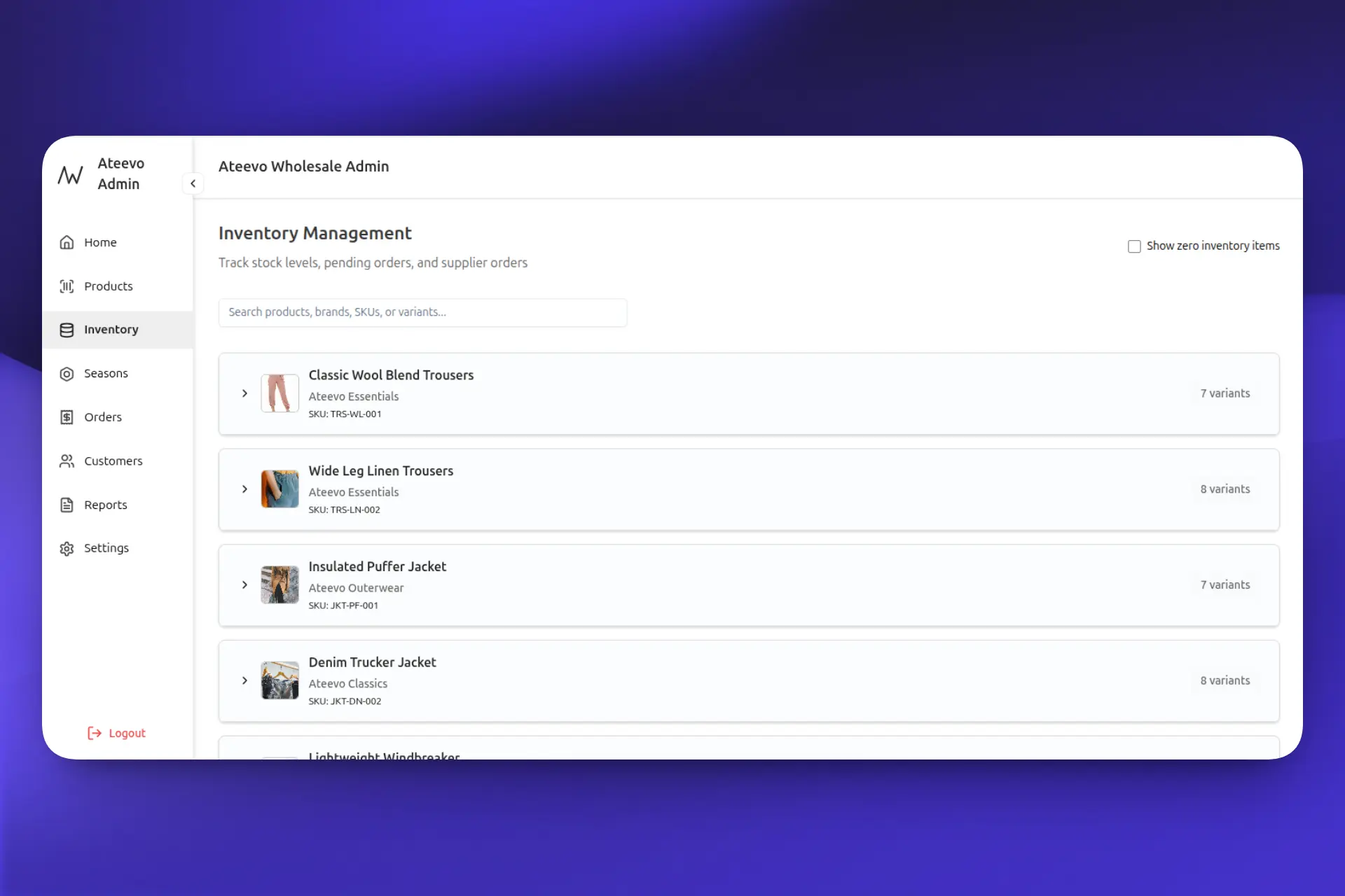 Ateevo Wholesale screenshot 12