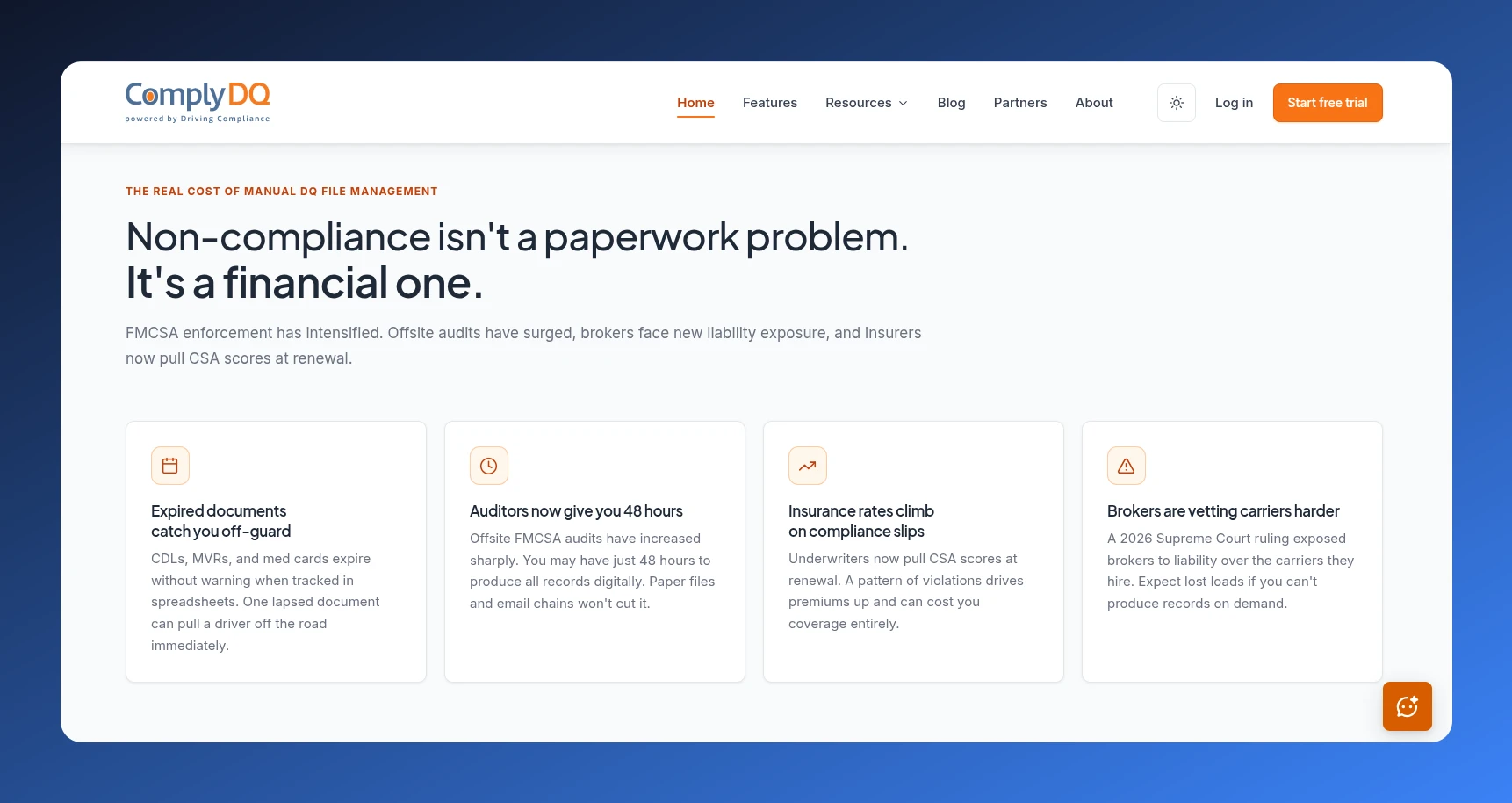 ComplyDQ — Marketing Site screenshot 2