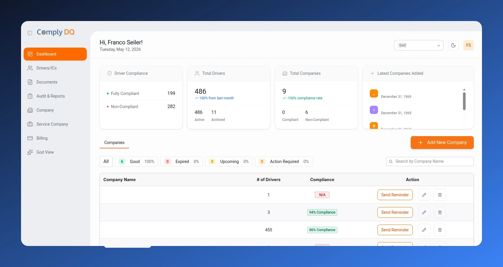 Comply DQ screenshot 2