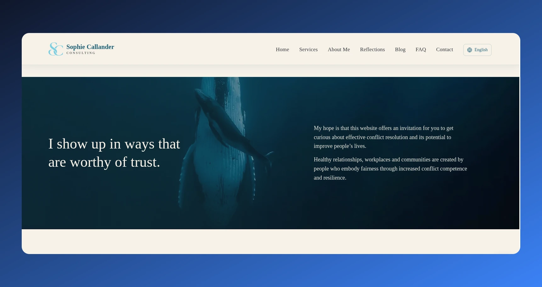 Sophie Callander Consulting screenshot 2